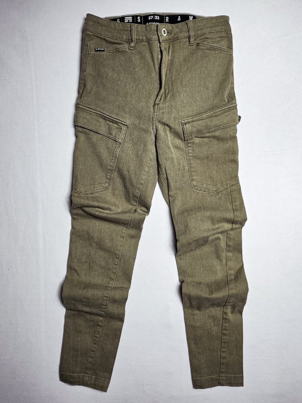 27/32 G star RAW Rovic Zip 3D Regular Tapered Cargo Pants Green Mens